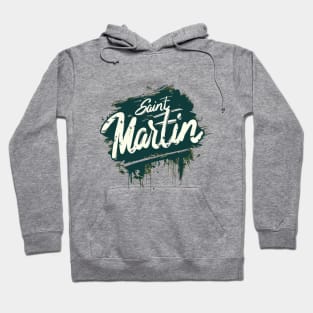 Saint Martin (with White Lettering) Hoodie